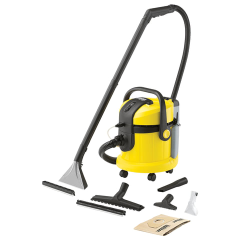 Пылесос моющий KARCHER (КЕРХЕР) SE 4002, потребляемая мощность 1400 Вт, желтый, 1.081-140.0