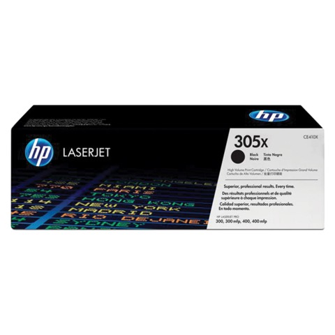 Картридж лазерный HP (CE410X) CLJ Pro M351/M451/M375/M475, №305X, черный, оригинальный, ресурс 4000 страниц